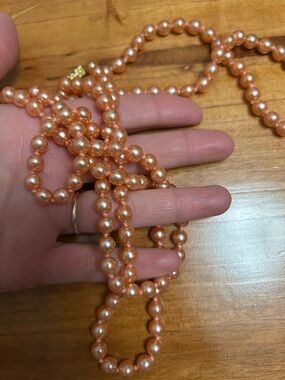 Vintage Faux Pearl Beaded Necklace - Elegant Women's Jewelry